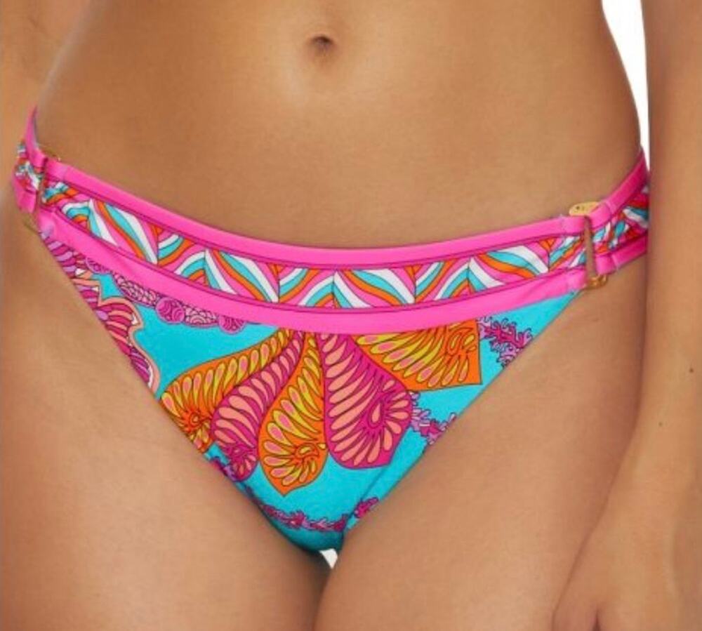 Trina Turk Meilani Ring Side Hipster Bikini Bottom 14 NWT